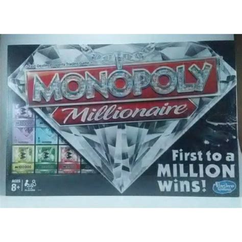 2017 Monopoly Millionaire Board Game New Factory Sealed