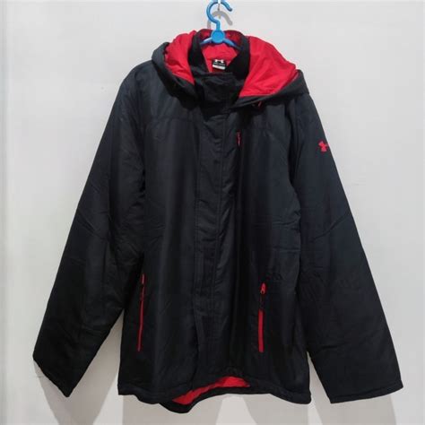 Jual Jaket Windbreaker Pria Tft Brand Under Armour Size On Tag Xl Ina