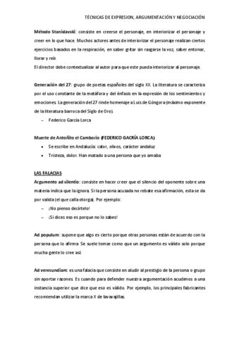 TECNICAS DE EXPRESION ARGUMENTACION Y NEGOCIACION Pdf