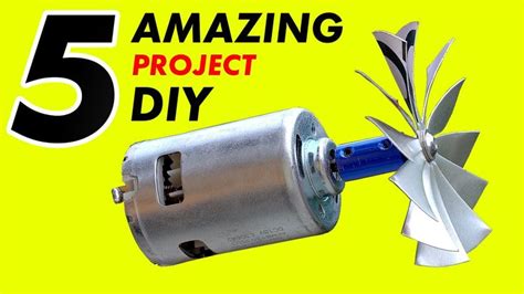 5 AMAZING DIY project with MOTOR DC | Cool diy projects, Diy bird bath ...