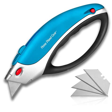 Buy Box Cutter Retractable Utility Knife - Heavy Duty Box Cutter Knife Cardboard Cutter - Box ...