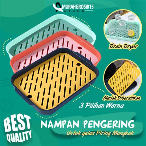 Jual Nampan Plastik Gelas Kotak Tatakan Tirisan Cangkir Teh Piring