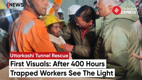 Hours Later Trapped Workers Brought Out In Uttarkashi Tunnel Rescue