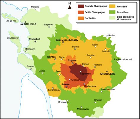 The Cognac Crus Discover The 6 Aoc Cognac Areas And The Cognac