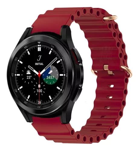 Pulseira Encaixe Curvo Ondulada Para Galaxy Watch4 46mm MercadoLivre