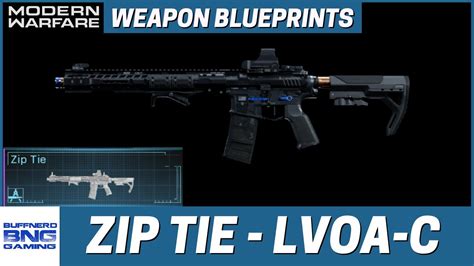 Zip Tie M A Weapon Blueprint Call Of Duty Modern Warfare Youtube