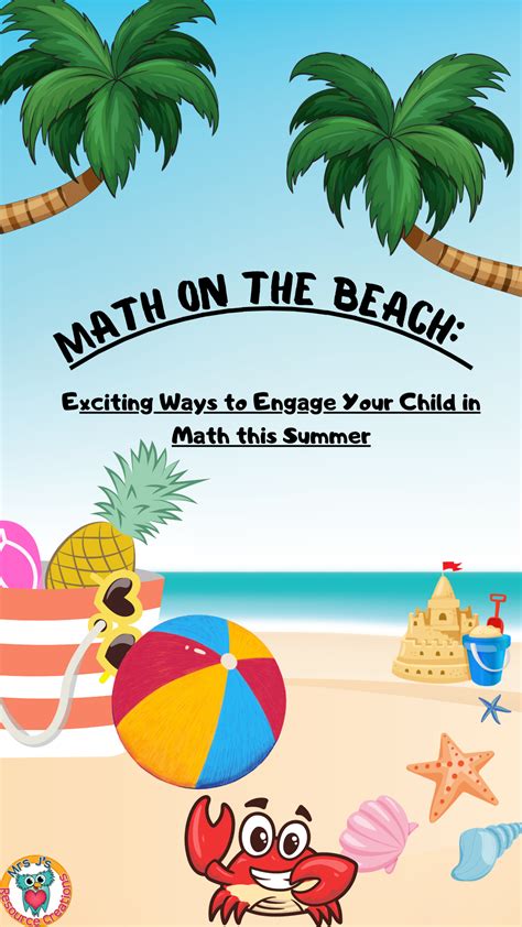 Math On The Beach Exciting Ways To Engage Your Child In Math This Summer