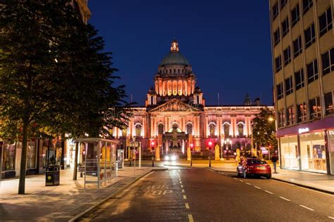 Belfast En La Noche Imagen De Archivo Imagen De Tiro 84178863