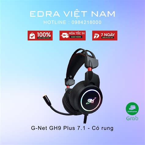 Tai Nghe Gaming G Net Gh Plus C Rung N Led Rgb M Thanh