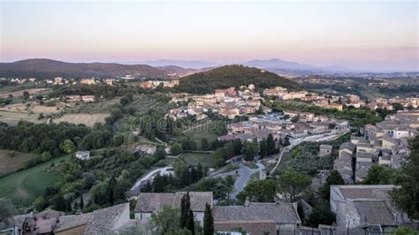 Amelia Umbria Italy Historic Town Stock Photo Image Of View