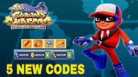 Subway Surfers Codes Copenhagen 2022 New Subway Surfers Promo Codes