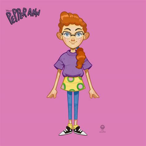 CartoonCharacters series - Pepper Ann by DavidGalopim on DeviantArt