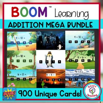 Addition Facts Boom Card Mega Bundle By Smart Teaching Tpt