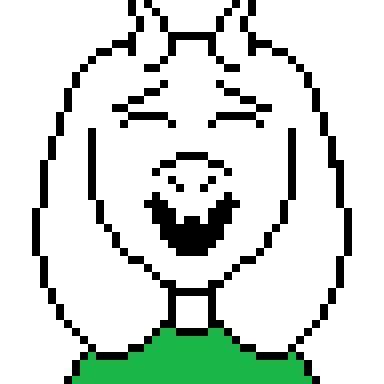 Asriel Pixel Art Undertale Amino