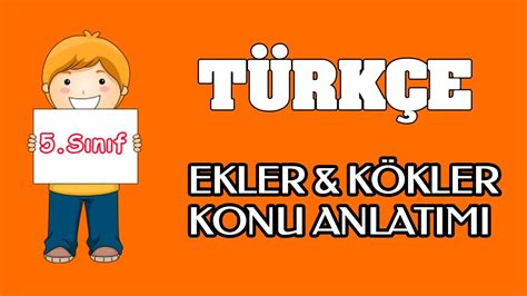 Sinif Ekler Ve K Kler Konu Anlatimi Youtube