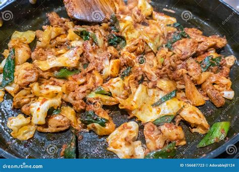 Dakgalbi One Of Korean Favorite Korean Spicy Stir Fried Vegetable