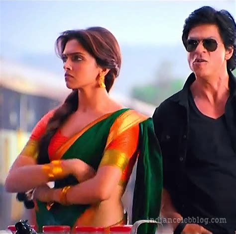 Deepika Padukone Chennai Express S1 12 Hot Saree Caps Indiancelebblog