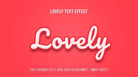 Premium Psd Editable 3d Sweet Pink Color Text Effect Style