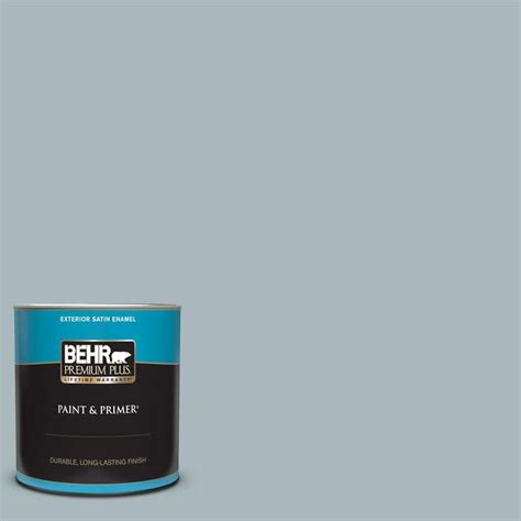 Behr Premium Plus Qt N Half Sea Fog Satin Enamel Exterior