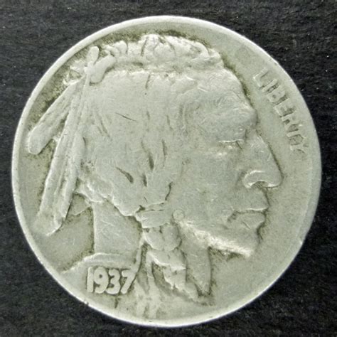 1937 Buffalo Nickel F