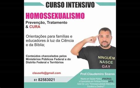 Professor Que Divulgava Cura Gay No Facebook Investigado Pelo Minist Rio P Blico Atualidades