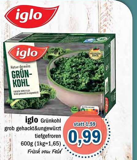 Iglo Grünkohl Angebot bei Aktiv Irma