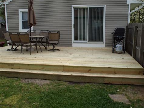 Ground Level Deck Ideas | Examples and Forms