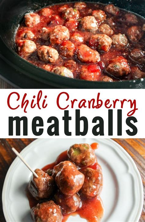 Chili Cranberry Crockpot Meatballs Are A Party Classic With New Life