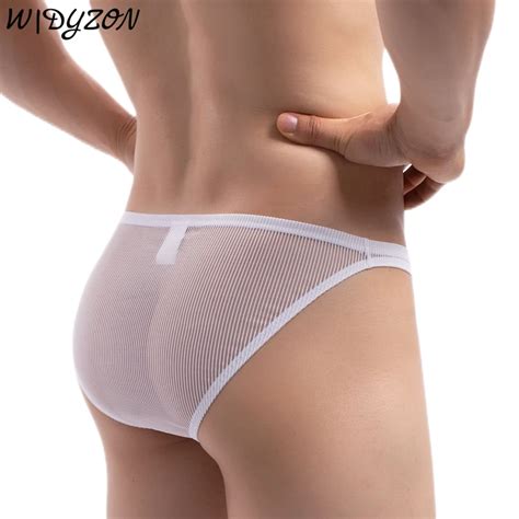 Ultra D Nne Transparente Schrifts Tze Mann U Pouch Unterhose Lingerie