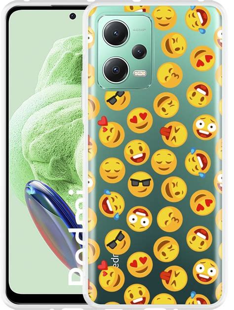 Cazy Hoesje Geschikt Voor Xiaomi Redmi Note 12 Emoji Bol