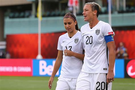 Abby Wambach Playing Soccer Header