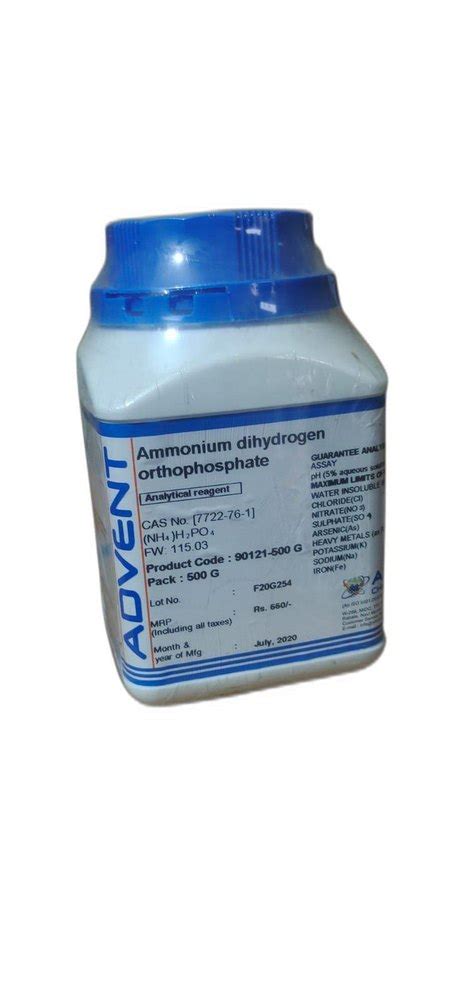 Ammonium Dihydrogen Orthophosphate 500g At Rs 650 Kg In Pune ID