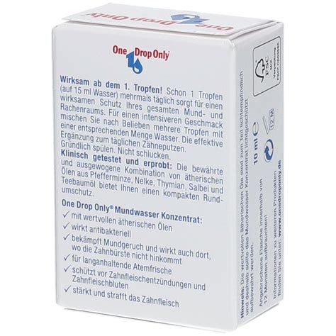 One Drop Only® Mundwasser Konzentrat 10 ml - Shop Apotheke