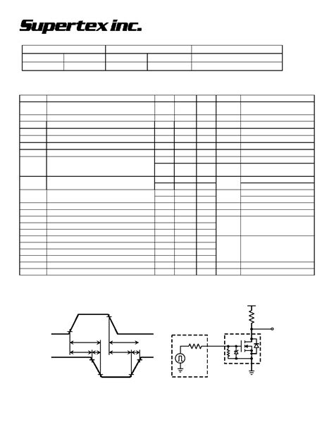 Tc Datasheet Pages Sutex N And P Channel Enhancement Mode