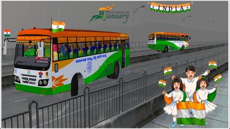 Ksrtc Livery Republic Day Special Livery Ksrtc Azad Built Bus Mod For