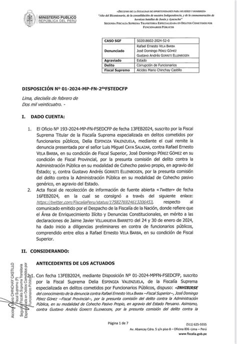 Se les acabó el show inician investigación contra Gustavo Gorriti