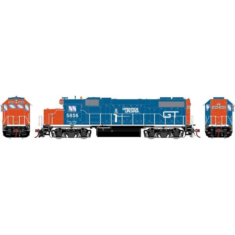 Ho Gp38 2 Gtw 5856 Model Train Athearn