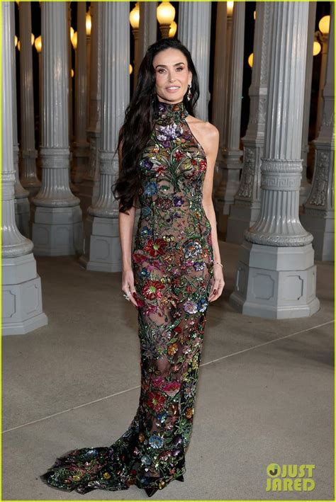 Kristen Wiig More Celebs Embrace Naked Dress Trend At LACMA Gala Photo Demi Moore