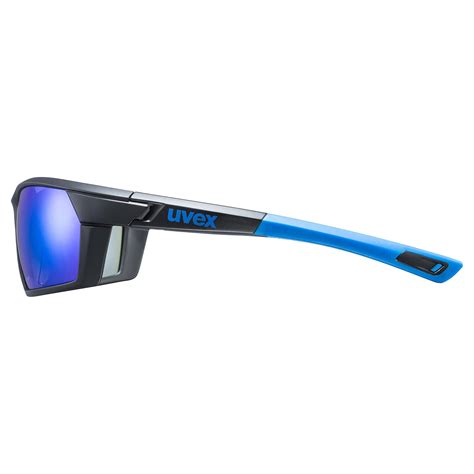 Uvex Sportstyle 225 Black Blue Mirror Blue Eyewear Uvex Sports