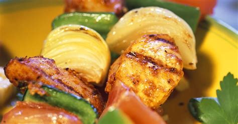 Grilled Swordfish And Vegetable Skewers Recipe Eat Smarter Usa