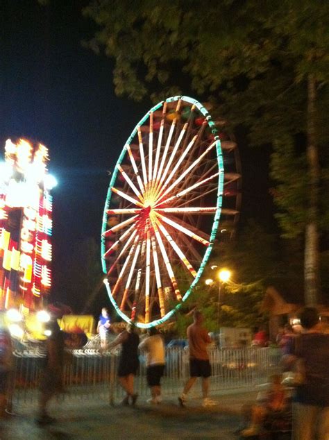 Amusement park at night | Fair rides, Amusement park, Amusement