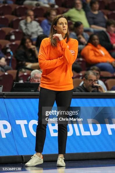 Head Coach Stephanie White Of The Connecticut Sun Looks On During The