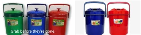 Rice Bucket Ice Box Termos Bekas Tahan Sejuk Panas Bocong Nasi L L Food Container Cooler Hot