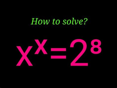 A Nice Exponential Problem Solving By Math Tutor Jakaria Algebra