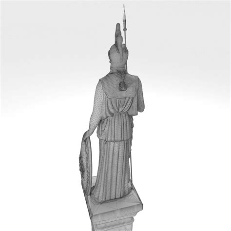 Athena Statue 4K - 3D Model by Pictorer