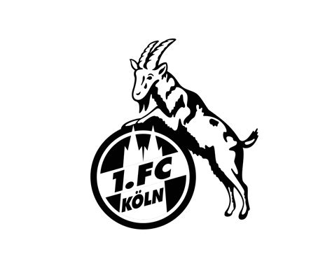 Koln Club Logo Symbol Black Football Bundesliga Germany Abstract Design ...