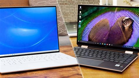 Dell XPS 13 2020 Vs HP Spectre X360 Ultraportable Throwdown Laptop Mag