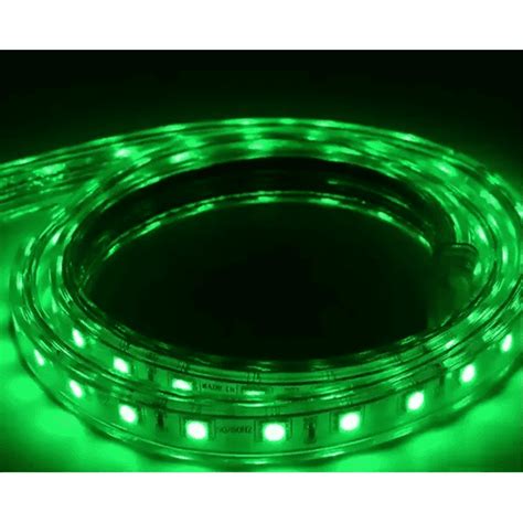 Fita 12V Verde C 60 LEDs M 5050 IP20 5 Metros LED RS ILUMINACAO