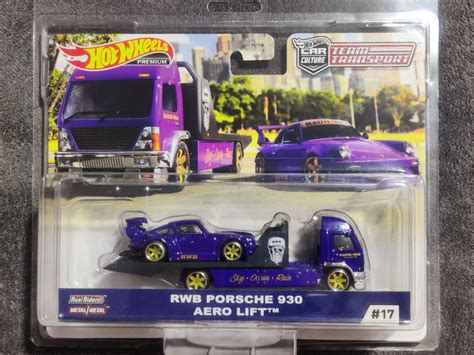 Hot Wheels Car Culture Team Transport RWB Porsche Aerolift Hobbies Toys Toys Games On