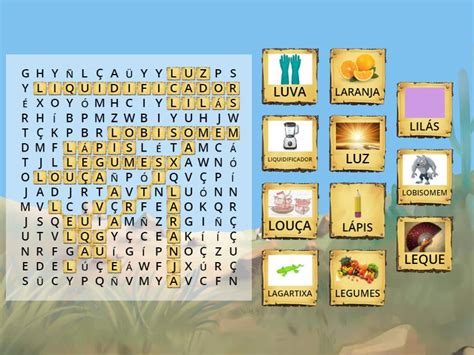 La Le Li Lo Lu Wordsearch